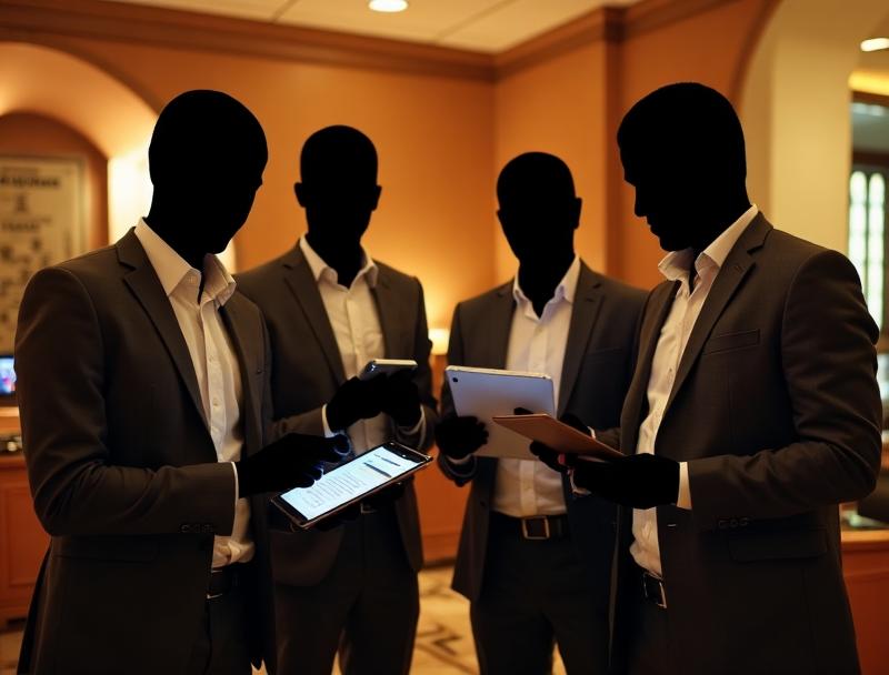 Our editorial team on location in a Barcelona gaming lounge